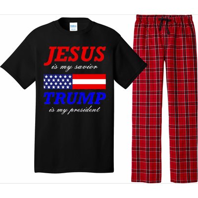 Jesus Savior Trump President Pajama Set