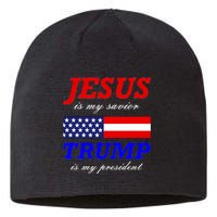 Jesus Savior Trump President Sustainable Beanie