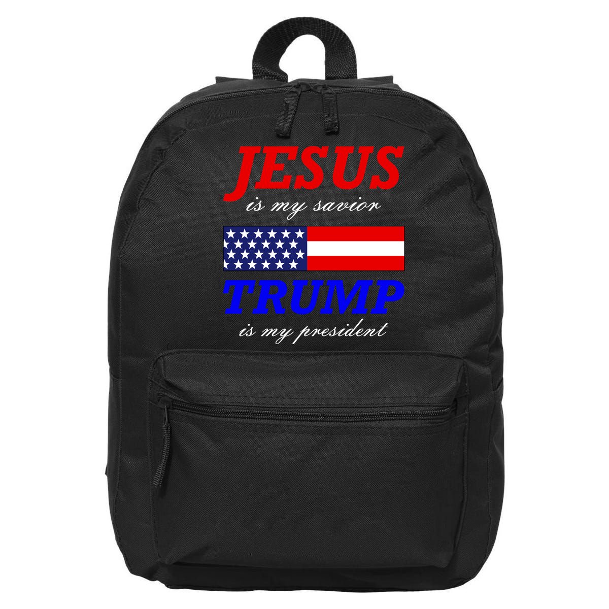 Jesus Savior Trump President 16 in Basic Backpack