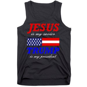 Jesus Savior Trump President Tank Top