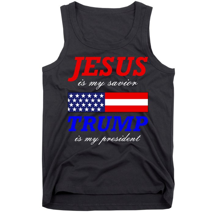 Jesus Savior Trump President Tank Top