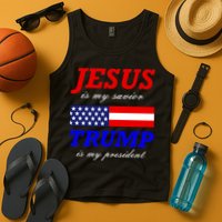 Jesus Savior Trump President Tank Top