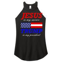 Jesus Savior Trump President Women’s Perfect Tri Rocker Tank