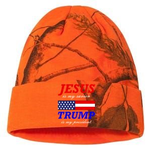 Jesus Savior Trump President Kati Licensed 12" Camo Beanie