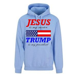 Jesus Savior Trump President Unisex Surf Hoodie