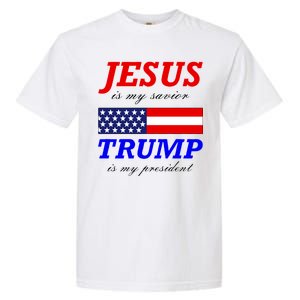 Jesus Savior Trump President Garment-Dyed Heavyweight T-Shirt