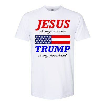 Jesus Savior Trump President Softstyle® CVC T-Shirt