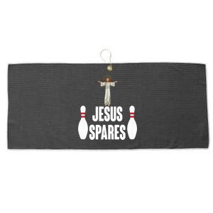 Jesus Spares Large Microfiber Waffle Golf Towel