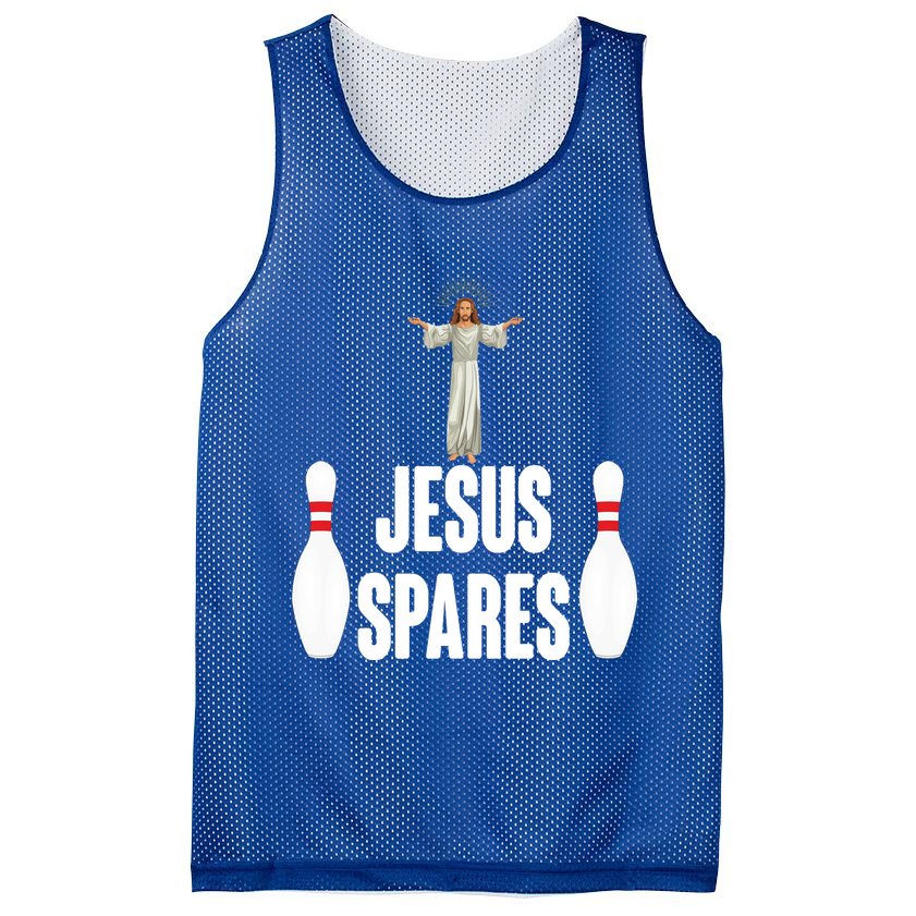Jesus Spares Mesh Reversible Basketball Jersey Tank