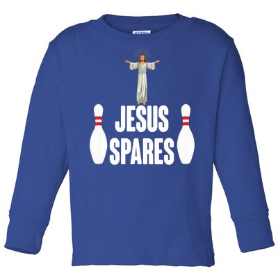 Jesus Spares Toddler Long Sleeve Shirt