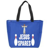 Jesus Spares Zip Tote Bag