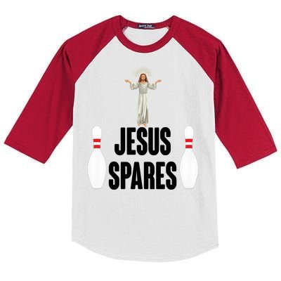 Jesus Spares Kids Colorblock Raglan Jersey