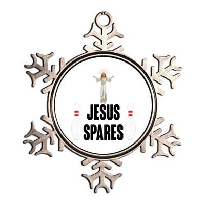 Jesus Spares Metallic Star Ornament