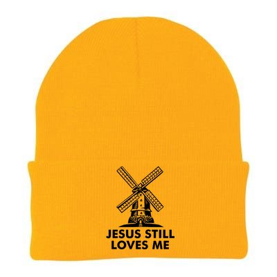 Jesus Still Loves Me Windmill Knit Cap Winter Beanie