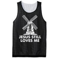 Jesus Still Loves Me Windmill Mesh Reversible Basketball Jersey Tank