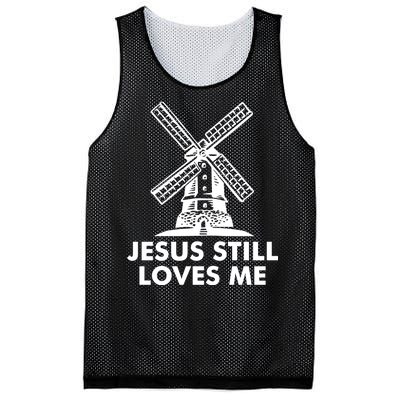 Jesus Still Loves Me Windmill Mesh Reversible Basketball Jersey Tank