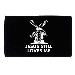 Jesus Still Loves Me Windmill Microfiber Hand Towel