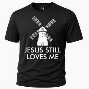 Jesus Still Loves Me Windmill Christian Cooling Performance Crew T-Shirt