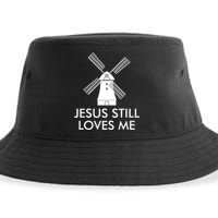 Jesus Still Loves Me Windmill Christian Sustainable Bucket Hat