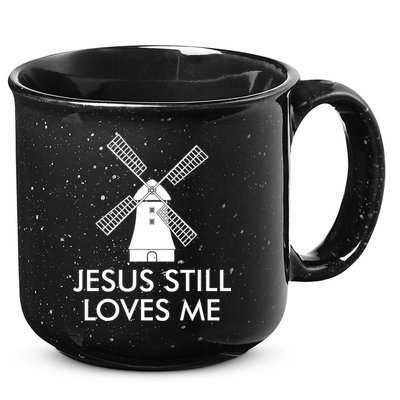 Jesus Still Loves Me Windmill Christian 15oz Campfire Ceramic Mug