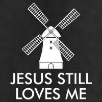 Jesus Still Loves Me Windmill Christian 25L Jumbo Tote