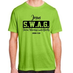 Jesus SWAG Serve Worship And Glorify John 3:16 Adult ChromaSoft Performance T-Shirt