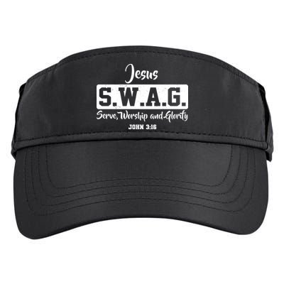 Jesus SWAG Serve Worship And Glorify John 3:16 Adult Drive Performance Visor