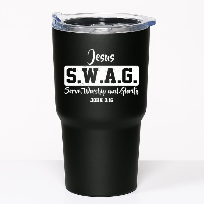Jesus SWAG Serve Worship And Glorify John 3:16 Tumbler