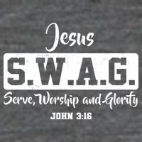 Jesus SWAG Serve Worship And Glorify John 3:16 Baby Bodysuit