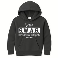 Jesus SWAG Serve Worship And Glorify John 3:16 Kids Hoodie