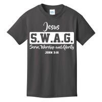 Jesus SWAG Serve Worship And Glorify John 3:16 Kids T-Shirt