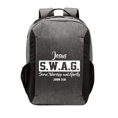 Jesus SWAG Serve Worship And Glorify John 3:16 Vector Backpack