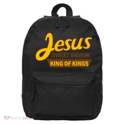 Jesus Sweet Savior King of Kings 16 in Basic Backpack