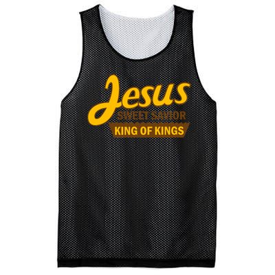 Jesus Sweet Savior King of Kings Mesh Reversible Basketball Jersey Tank