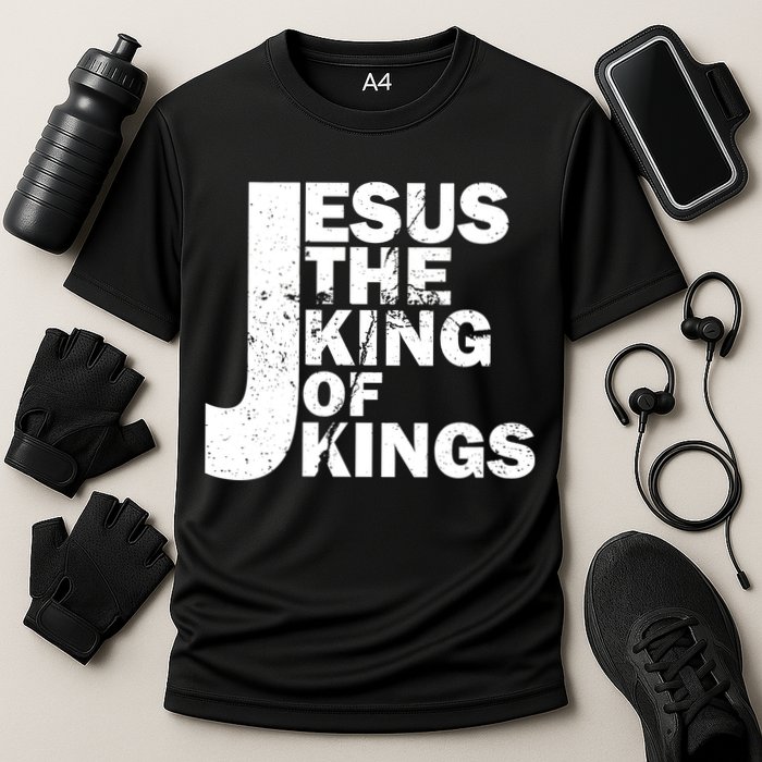 Jesus The Kings of Kings Cooling Performance Crew T-Shirt
