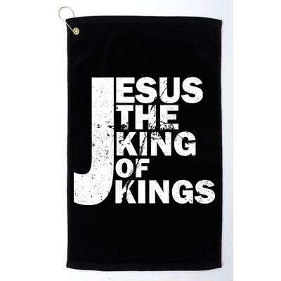 Jesus The Kings of Kings Golf Towel