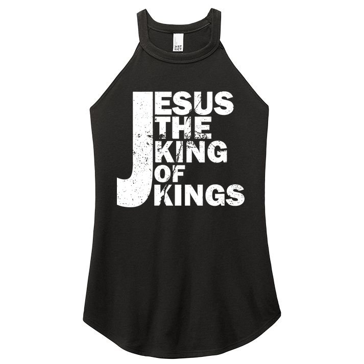 Jesus The Kings of Kings Women's Perfect Tri Rocker Tank