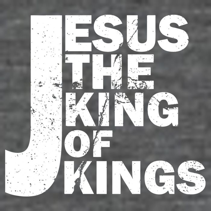 Jesus The Kings of Kings Flat Bill Trucker Hat