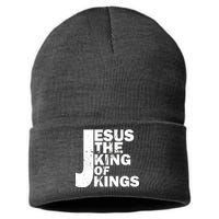 Jesus The Kings of Kings Sustainable Knit Beanie