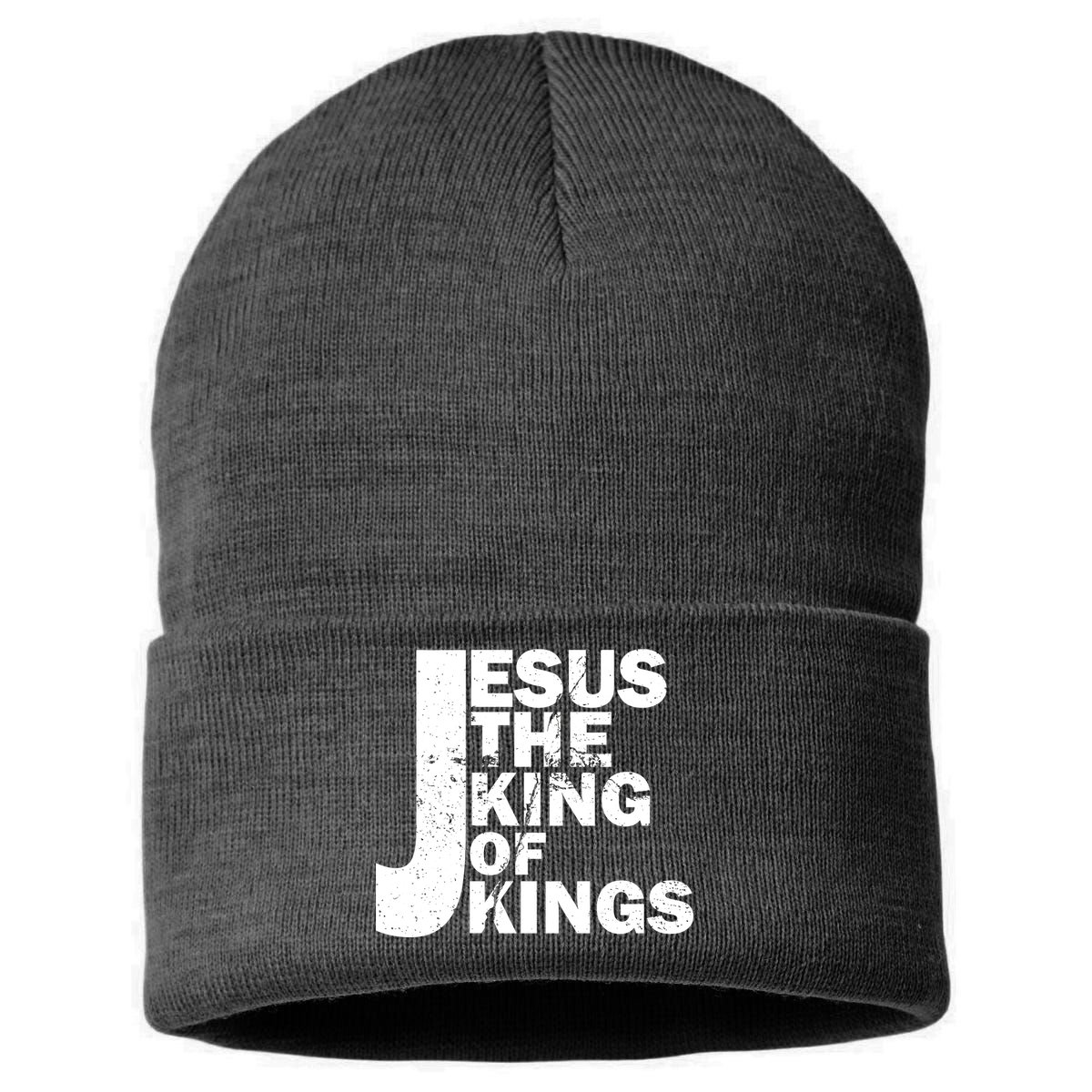 Jesus The Kings of Kings Sustainable Knit Beanie