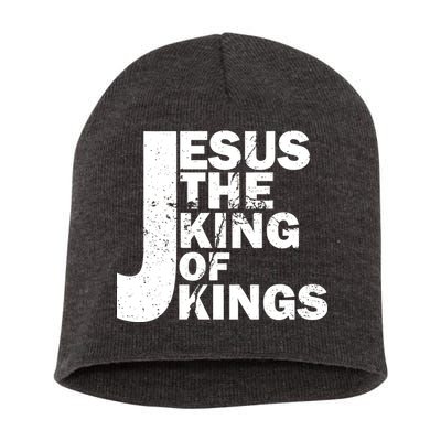 Jesus The Kings of Kings Short Acrylic Beanie