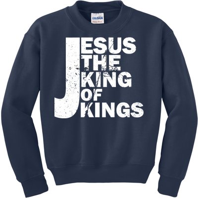 Jesus The Kings of Kings Kids Sweatshirt