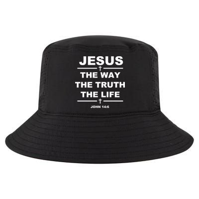 Jesus the way the truth the life Cool Comfort Performance Bucket Hat