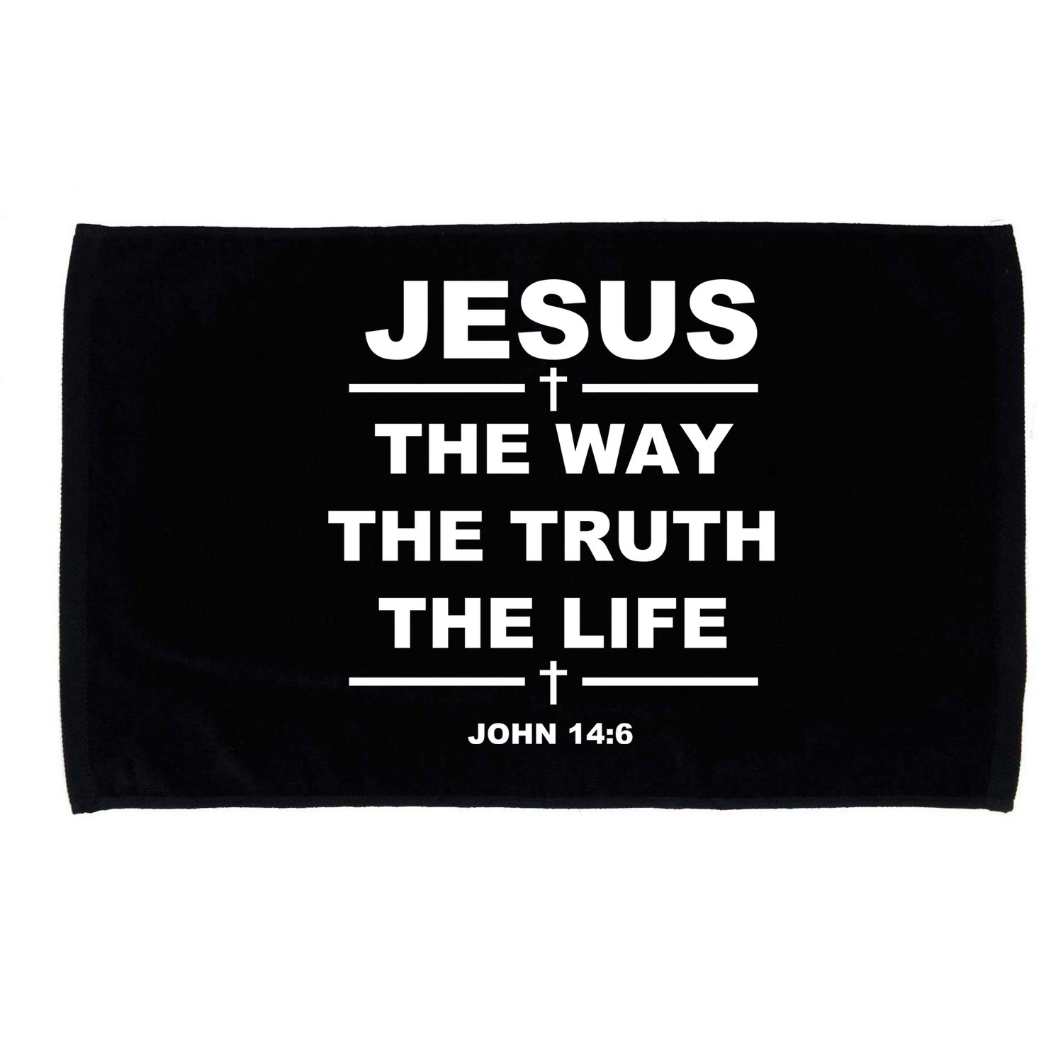 Jesus the way the truth the life Microfiber Hand Towel