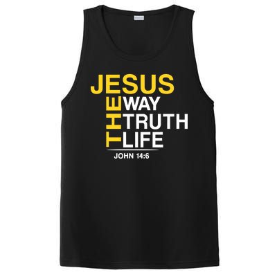 Jesus The Way Truth Life John 14:6 PosiCharge Competitor Tank