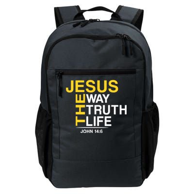 Jesus The Way Truth Life John 14:6 Daily Commute Backpack