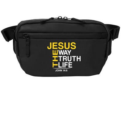 Jesus The Way Truth Life John 14:6 Crossbody Pack