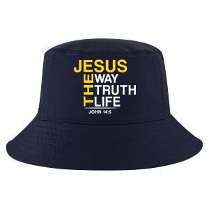 Jesus The Way Truth Life John 14:6 Cool Comfort Performance Bucket Hat