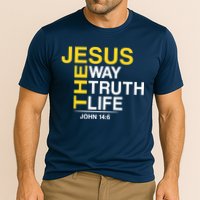 Jesus The Way Truth Life John 14:6 Performance Shirt