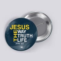 Jesus The Way Truth Life John 14:6 Button